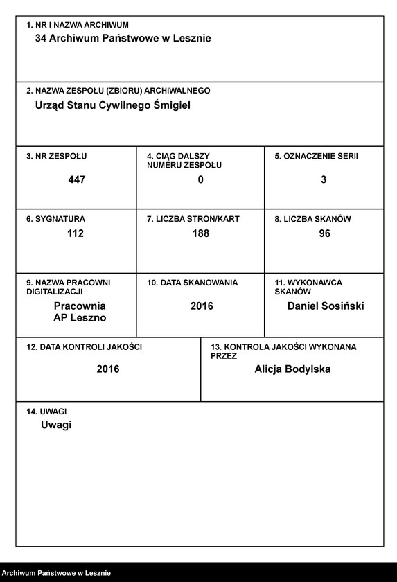 Obraz 1 z jednostki "[Księga zgonów]"