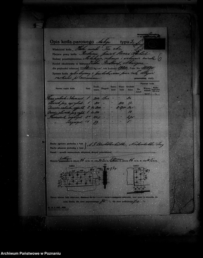 Obraz 11 z jednostki "Wielkopolska Huta Miedzi Rudnicze powiat poznański nr woj 124"