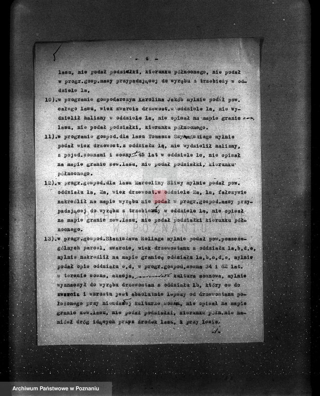 image.from.unit.number "/Nadzór nad gospodarką leśną protokoły badania lasów programy gospodarstw rolnych/ z terenu powiatu wągrowieckiego"