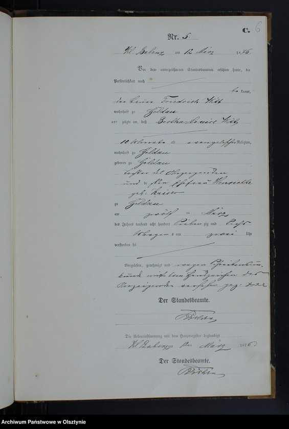 image.from.unit.number "Sterbe-Neben-Register Nr 1 - 29"