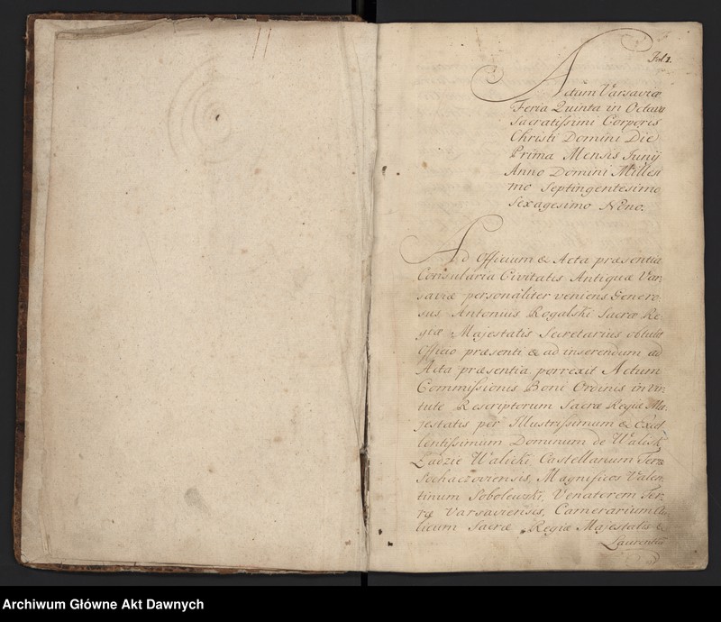 Obraz z jednostki "Actus commissionis Sacrae Regiae Maiestatis boni ordinis"