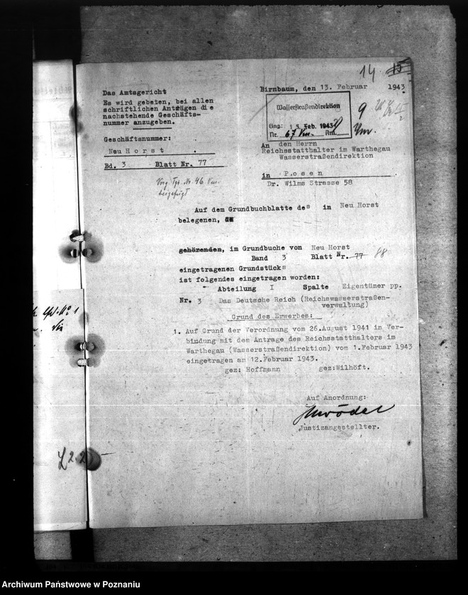 Obraz 20 z jednostki "Przejmowanie gruntów przez Dyrekcję Dróg Wodnych"