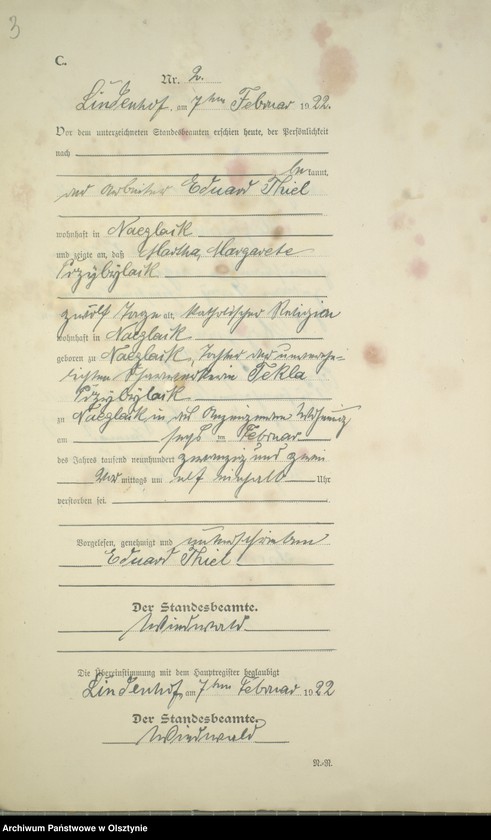 image.from.unit.number "Sterbe-Register /Neben-Register/ Nr 1 - 30"