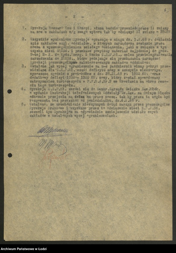 Obraz 7 z jednostki "Zjednoczenie Energetyczne Okręgu Łódzkiego; protokoły [konferencji], sprawozdania [z produkcji]"