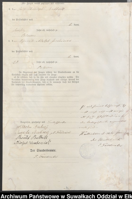 image.from.unit.number "[Heiraths-Haupt-Register des Königlich Preussischen Standes-Amtes Kallischken Kreis Johannisburg]"