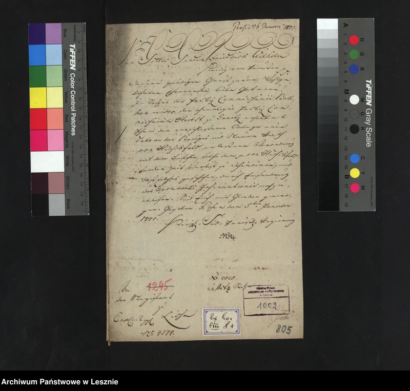 Obraz 3 z jednostki "[Justizkommissarius Balthorn gegen Justizkommissarius Herbst zu Grätz sprawy procesowe]"