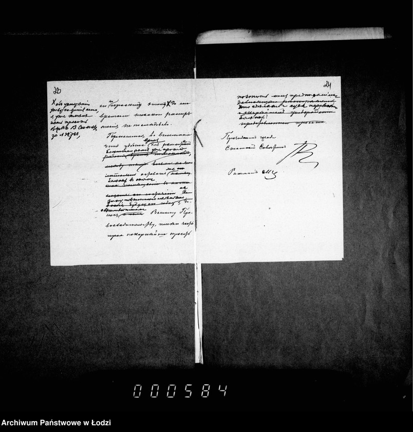 Obraz 19 z jednostki "O proizvodstve rabot po počinke zdanija cholernoj bol´nicy v gor. Lodzi"