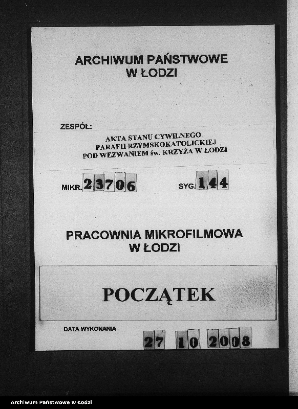 Obraz 1 z jednostki "Akta urodzeń"