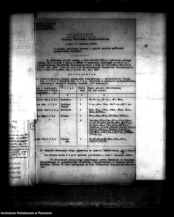 Obraz 10 z jednostki "Majątek Rozbitek-Prusim powiatu międzychodzkiego przymusowy wykup"