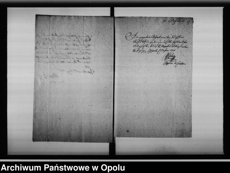 Obraz 10 z jednostki "Acta von Anfertigung und Einsendung der Nachweisung von den sich hier aufhaltenden verabschiedeten Officieren"
