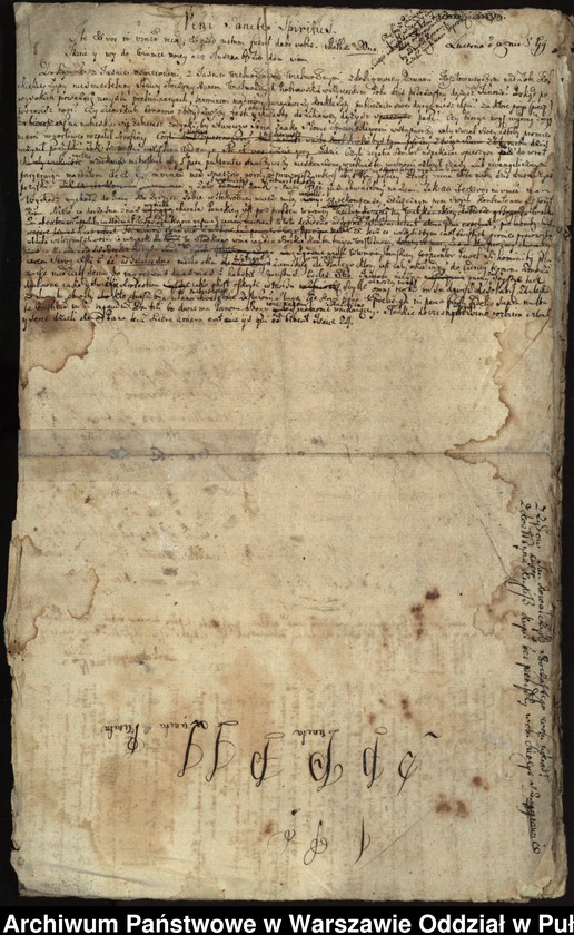 image.from.unit.number "Dekrety i kopie dekretów sądu nuncjatury i kurii rzymskiej oraz kopie umów z lat 1732-1737 dotyczące sporu między opatem Walentym Michałem Żółtowskim a konwentem o podział dóbr i nominację urzędników klasztornych"