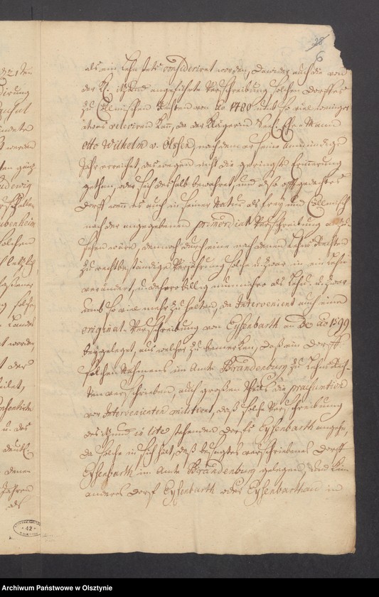 image.from.unit.number "Eisenbart [Eisenbarth], H. [Haupt] A. [Amt] Brandenburg [Pokarmin]. Acta die Qualität einiger Hufen und die Höhe des Pfandschillings"