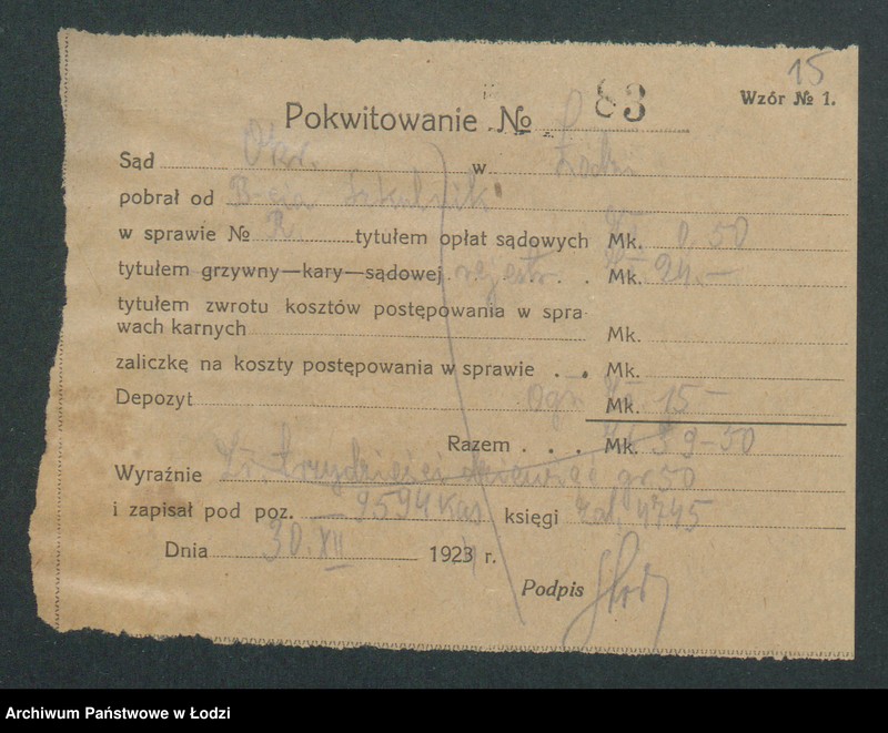 Obraz 17 z jednostki "Bernard Szkólnik i Maks Szkólnik – fabryka towarów wełnianych i bawełnianych"