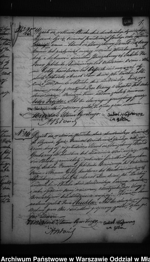 Obraz 16 z jednostki "Akta urodzeń, małżeństw, zgonów"