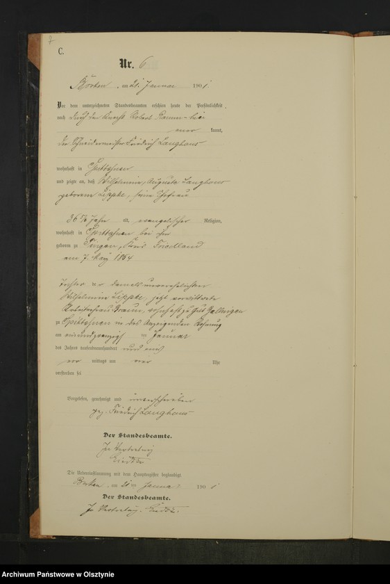 image.from.unit.number "Sterbe-Neben-Register Nr 1 - 28"
