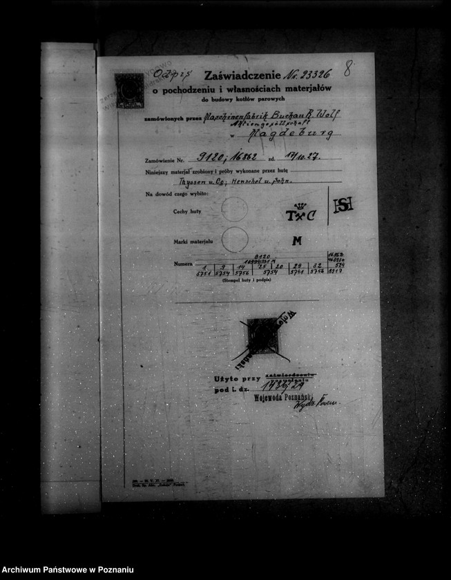 Obraz 12 z jednostki "Majątek ziemski Szołdrskiego w Źydowie powiat poznański nr woj. kotła 6276"