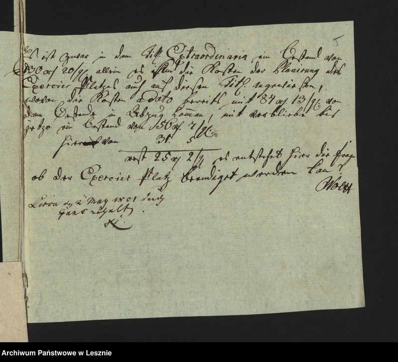 Obraz 7 z jednostki "[Die Unterstützung der Rawitscher Abgebrannten aus der Kämmereikasse]"