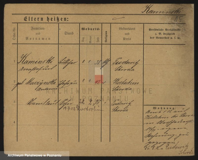 Obraz 15 z jednostki "Kamiński (żony, wdowy i samotni mężczyźni)"