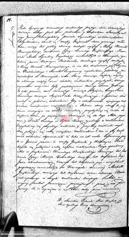 image.from.unit.number "Akta Zaślubionych Gminy Krasnopolskiey Powiatu Seyneńskiego od 1-go Stycznia 1825. Województwo Augstowskie."