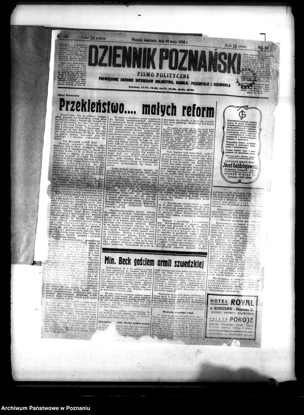Obraz 5 z jednostki "/Różne wycinki z gazet w sprawach politycznych/"