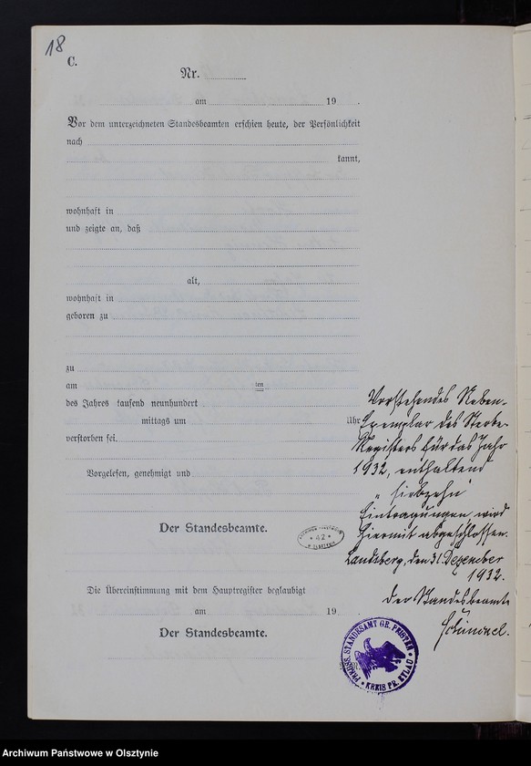 image.from.unit.number "Sterbe-Neben-Register Nr 1 - 17 [ Księga zgonów - wtóropis ]"