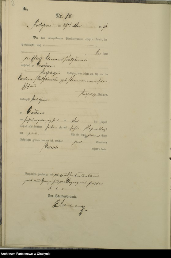 image.from.unit.number "Geburts-Haupt-Register Nr 11 - 53"