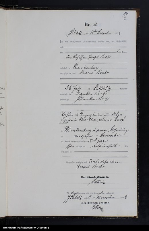 image.from.unit.number "Sterbe-Neben-Register Nr 1 - 14"