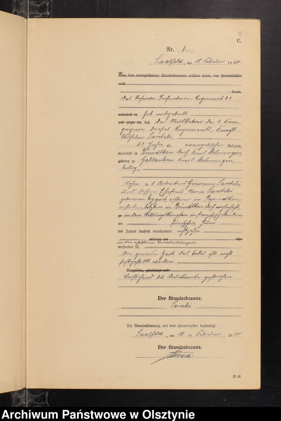 image.from.unit.number "Sterbe-Neben-Register Nr 1 - 29"