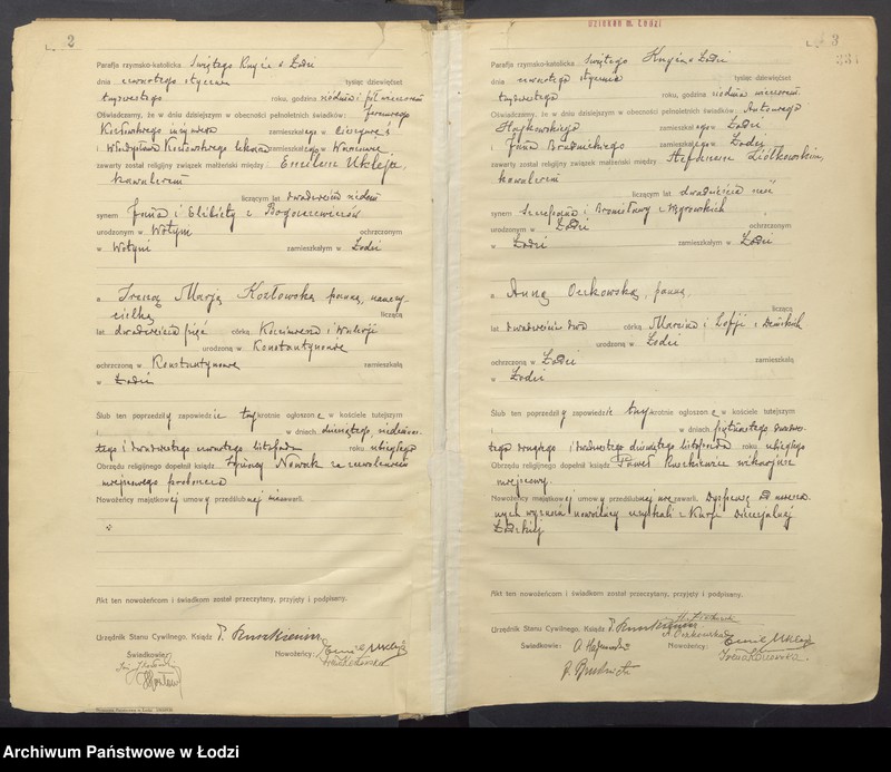 Obraz 4 z jednostki "Akta małżeństw"