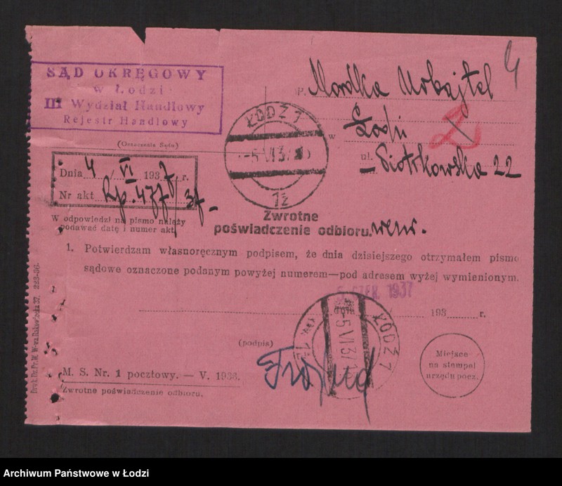 Obraz 6 z jednostki "Mordka Urbajtel- sprzedaż manufaktury"