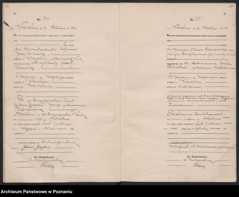Obraz 20 z jednostki "Sterbe-Haupt-Register"