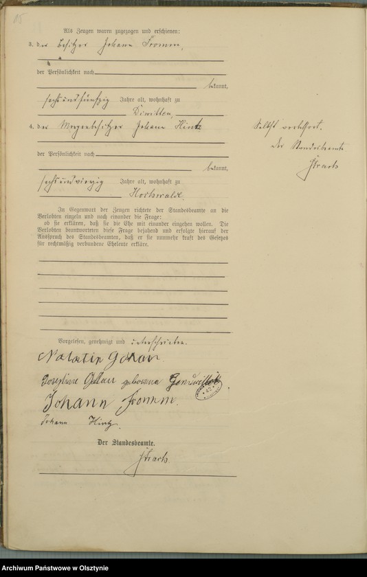 image.from.unit.number "Heiraths-Haupt-Register Nr 1 - 15"