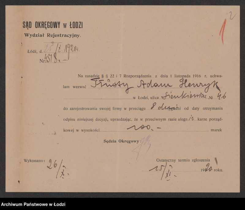 Obraz 4 z jednostki "Adam Henryk Tłusty - Przedsiębiorstwo Agenturowo-Handlowe"