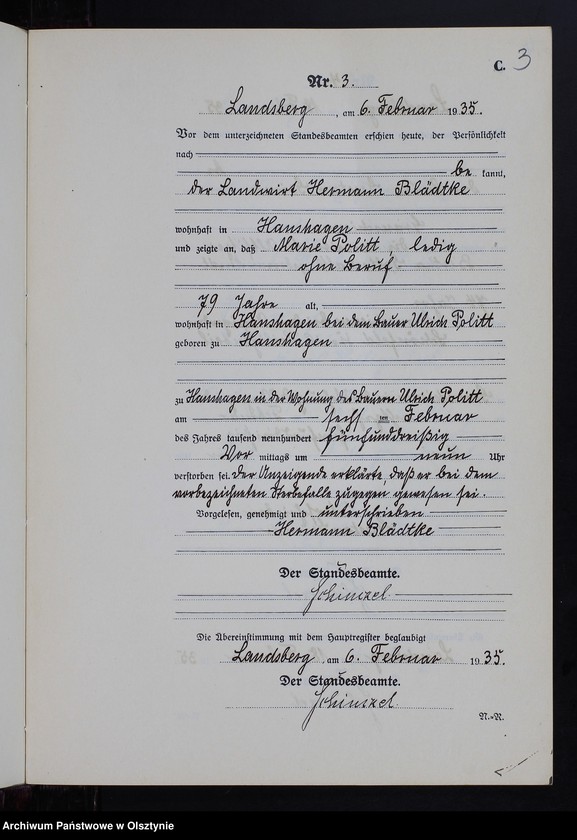 image.from.unit.number "Sterbe-Neben-Register Nr 1 - 22 [ Księga zgonów - wtóropis ]"