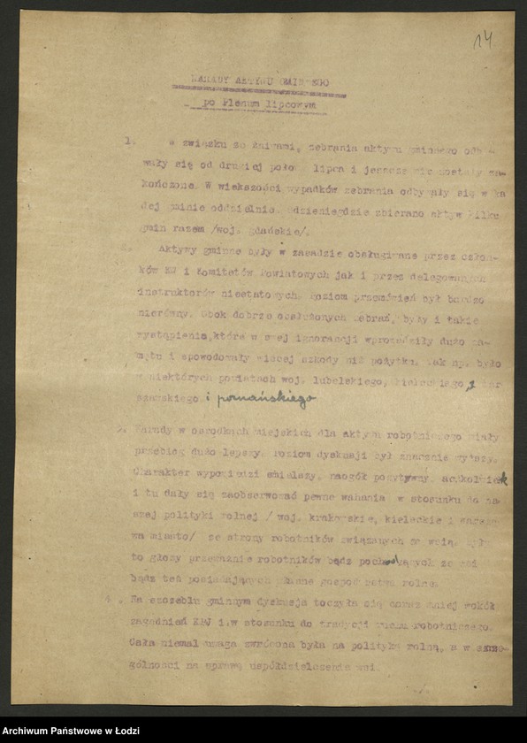 Obraz 15 z jednostki "Biuletyny Referatu Sprawozdawczego Komitetu Centralnego t. 2"