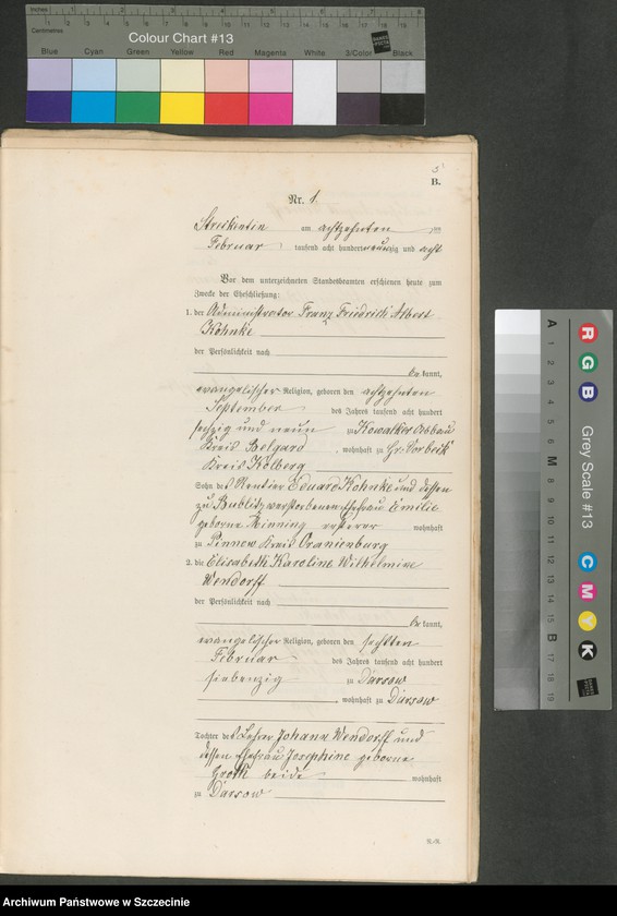 Obraz 4 z jednostki "Heiraths-Register (Neben-Register)"