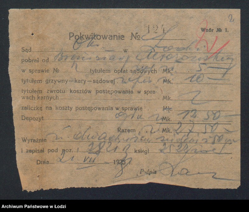 Obraz 4 z jednostki "„Promień” – Bronisława Mrozowska – biuro próśb"