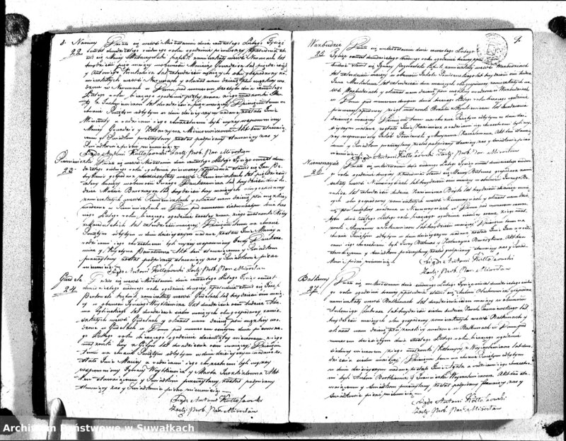 image.from.unit.number "Duplikat Aktów Urodzenia Zaślubienia i Zeyscia Katolików Parafii Mirosławskiey 1827 roku"