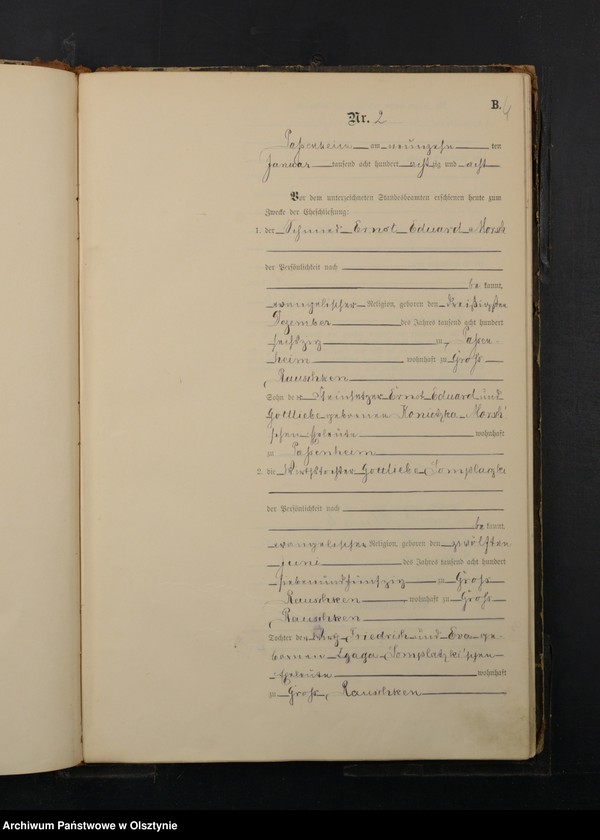 image.from.unit.number "Heiraths-Haupt-Register Nr 1 - 29"