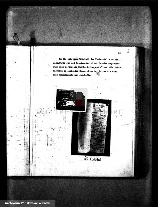 Obraz 8 z jednostki "[Album: Karten Abteilung. Pracownicy, działalność, fotografie, wzory kart]"