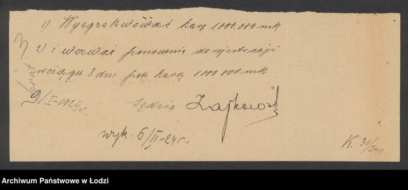 Obraz 5 z jednostki "Abram Moszek Bornsztajn – sprzedaż ubrań"