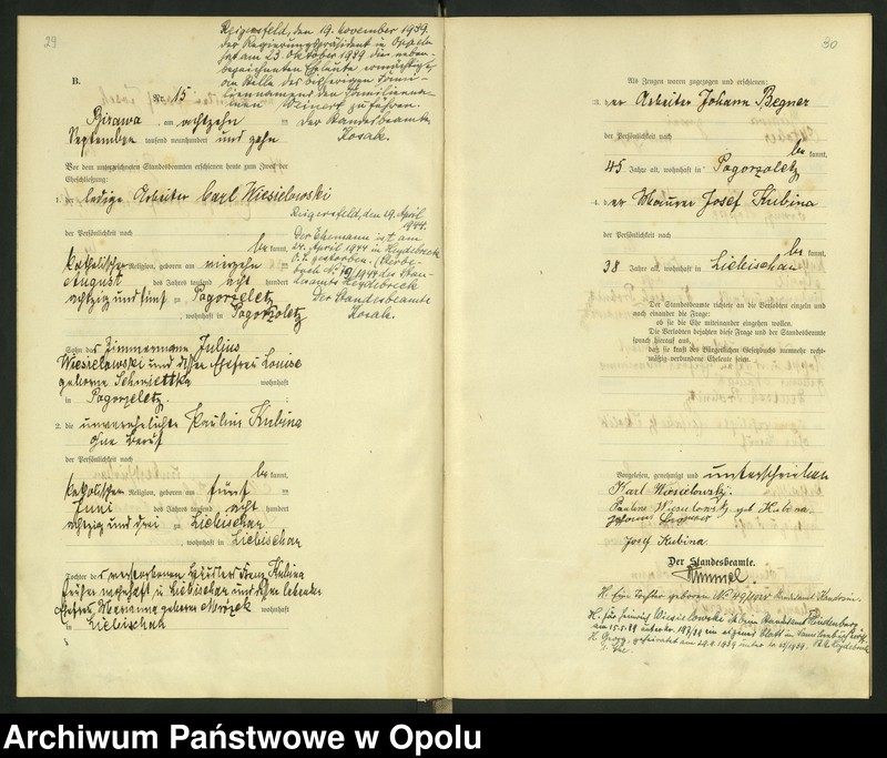 image.from.unit.number "[Urząd Stanu Cywilnego Bierawa Księga Małżeństw Rok 1910-11]"