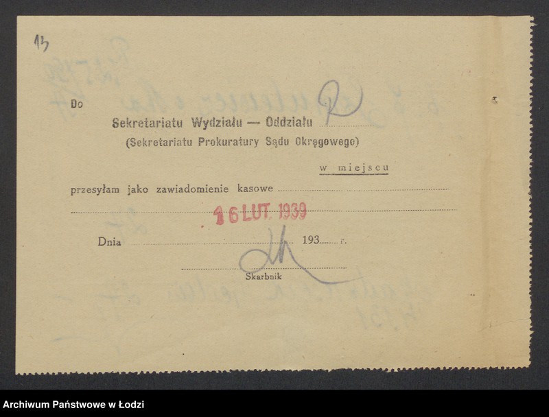 Obraz 15 z jednostki "Jechiel Szmulewicz, Gołda Mindla Szmulewicz – wyrób i sprzedaż towarów włókienniczych"