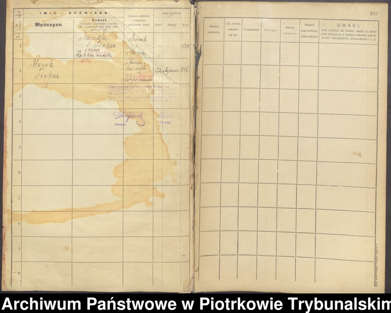 image.from.unit.number "[Księga ludności stałej gminy Ręczno] wieś Ignaców Poduchowny i Nowinki"