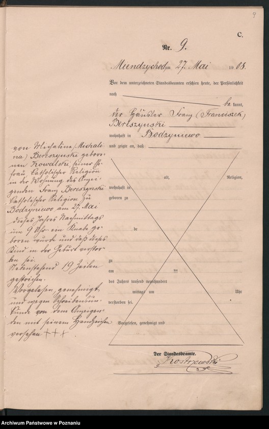 Obraz 12 z jednostki "Sterbe-Haupt-Register"