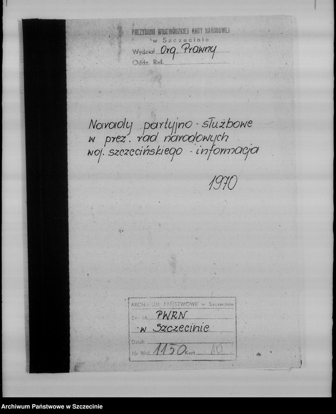 image.from.unit.number "Narady partyjno-służbowe w prezydiach rad narodowych województwa szczecińskiego - informacja"