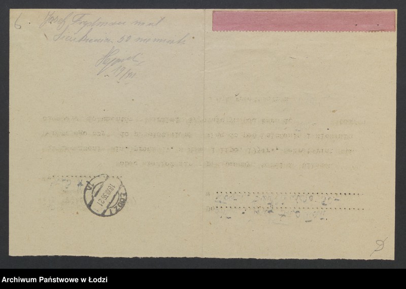 Obraz 8 z jednostki "Józef Frydman - prowadzenie handlu węglem"