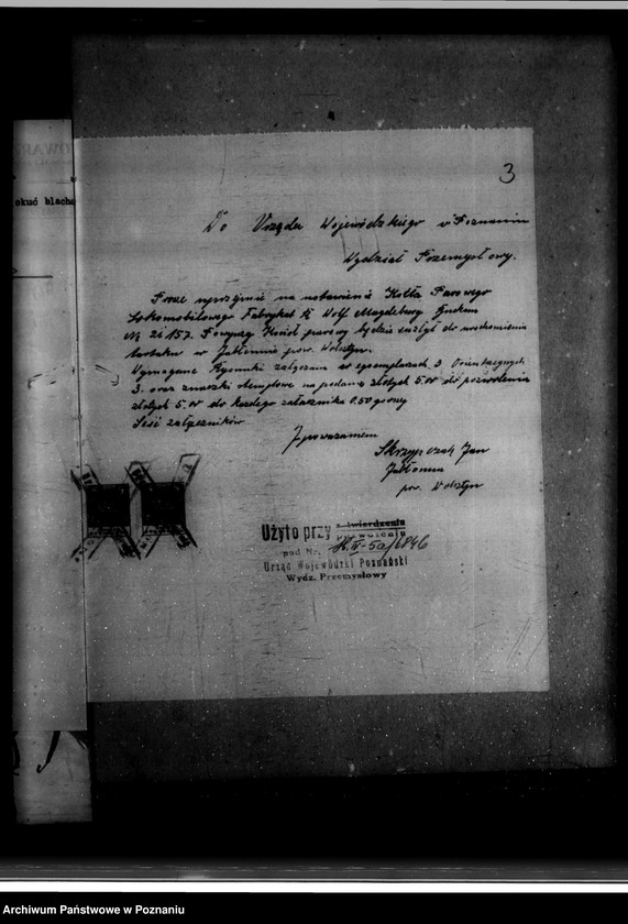 Obraz 7 z jednostki "Tartak J. Skrzypczaka w Jabłonnie powiat wolsztyński nr woj. kotła 6846"