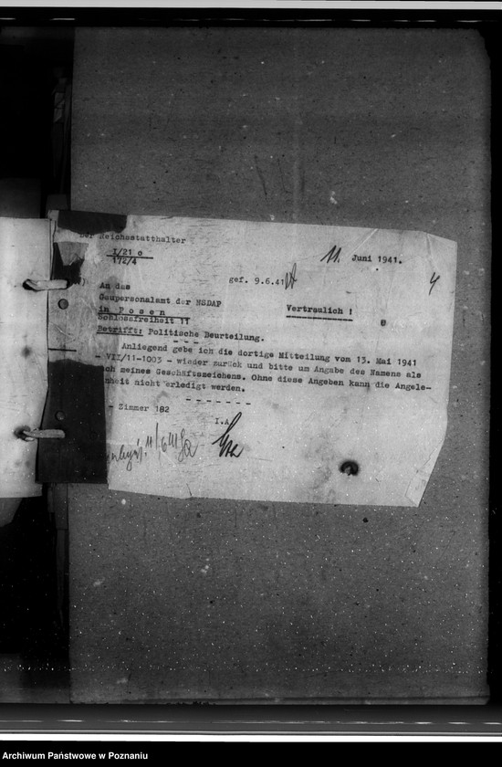 Obraz 8 z jednostki "Politische Beurteilungen der Angestellten"