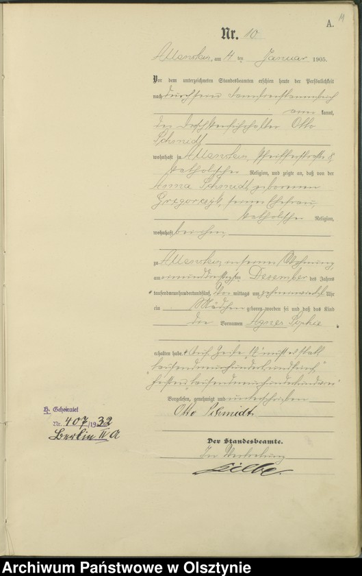image.from.unit.number "Geburts-Haupt-Register Tom I, Nr 1- 398"